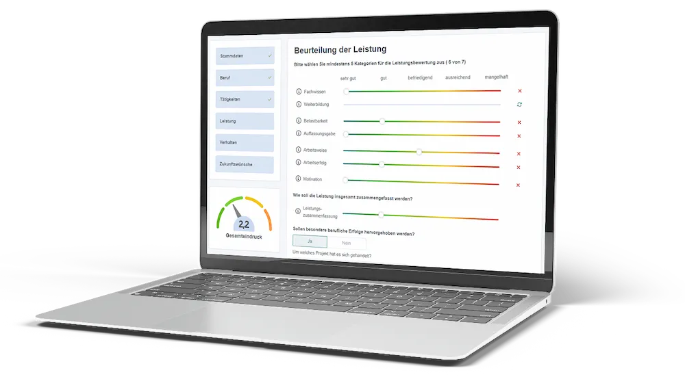 verlingo Zeugnisgenerator